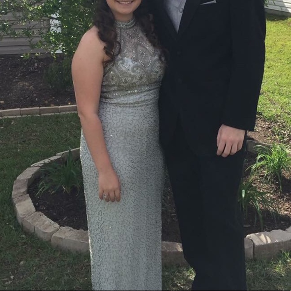 Silver Prom Dress